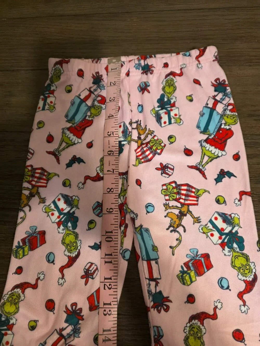 Grinch Girls Christmas Pajama Set NWT Size 6 3 Piece Holiday Pjs